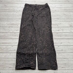 Abercrombie & Fitch Jeans Women's 31 Brown Leopard High Rise 90s Relaxed Skater